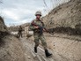 Военнослужащие армии самопровозглашенной Республики Нагорный Карабах на линии соприкосновения с вооружёнными силами Азербайджана Военнослужащие армии самопровозглашенной Республики Нагорный Карабах на линии соприкосновения с вооружёнными силами Азербайджана