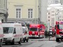 Пожарные тушат возгорание в здании Министерства обороны в Москве Пожарные тушат возгорание в здании Министерства обороны в Москве