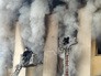 Пожарные тушат возгорание в здании Министерства обороны в Москве Пожарные тушат возгорание в здании Министерства обороны в Москве