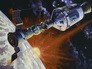 Репродукция картины летчика-космонавта СССР Алексея Леонова "Орбитальная станция "Союз" - "Апполон" Репродукция картины летчика-космонавта СССР Алексея Леонова "Орбитальная станция "Союз" - "Апполон"