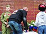 Байкеры "Ночные волки" возлагают цветы к монументу Байкеры "Ночные волки" возлагают цветы к монументу