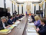 Президент России Владимир Путин проводит очередное совещание с членами правительства Президент России Владимир Путин проводит очередное совещание с членами правительства