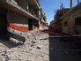 Флаг Сирии на улице Пальмиры, освобожденной от боевиков Флаг Сирии на улице Пальмиры, освобожденной от боевиков