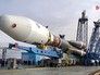 Подготовка ракеты-носителя "Союз" к запуску Подготовка ракеты-носителя "Союз" к запуску