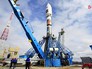 Ракета-носитель "Союз" на стартовой площадке космодрома "Восточный" Ракета-носитель "Союз" на стартовой площадке космодрома "Восточный"