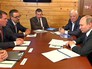 Президент России Владимир Путин на заседании Амурской области Президент России Владимир Путин на заседании Амурской области