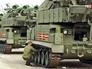 Военная техника на репетиции парада Военная техника на репетиции парада