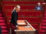 Марион Марешаль Ле Пен на заседании парламента Франции Марион Марешаль Ле Пен на заседании парламента Франции