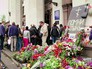 Траурные мероприятия у Дома профсоюзов в Одессе Траурные мероприятия у Дома профсоюзов в Одессе