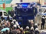 Полиция Германии разгоняет митинг Полиция Германии разгоняет митинг