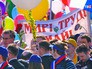 Участники первомайской демонстрации профсоюзов Участники первомайской демонстрации профсоюзов