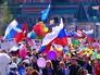 Участники первомайской демонстрации профсоюзов на Красной площади Участники первомайской демонстрации профсоюзов на Красной площади