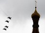 Самолеты МиГ-31 во время генеральной репетиции военного парада в честь Дня Победы на Красной площади в Москве Самолеты МиГ-31 во время генеральной репетиции военного парада в честь Дня Победы на Красной площади в Москве