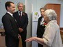 Председатель правительства РФ Дмитрий Медведев и мэр Москвы Сергей Собянин во время встречи с ветеранами Великой Отечественной войны Председатель правительства РФ Дмитрий Медведев и мэр Москвы Сергей Собянин во время встречи с ветеранами Великой Отечественной войны