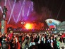 Праздничный салют в честь годовщины победы в Великой Отечественной войне на Поклонной горе Праздничный салют в честь годовщины победы в Великой Отечественной войне на Поклонной горе