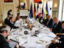Главы МИД "нормандской четверки" обсуждают выполнение Минских соглашений Главы МИД "нормандской четверки" обсуждают выполнение Минских соглашений
