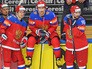 Игроки сборной России Вадим Шипачёв, Евгений Кузнецов, Александр Овечкин и Александр Бурмистров Игроки сборной России Вадим Шипачёв, Евгений Кузнецов, Александр Овечкин и Александр Бурмистров