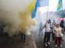 Акция протеста у здания Верховной Рады Украины Акция протеста у здания Верховной Рады Украины