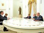 Президент России Владимир Путин на встрече с премьер-министром Сербии Александром Вучичем Президент России Владимир Путин на встрече с премьер-министром Сербии Александром Вучичем