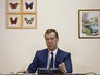 Председатель правительства РФ Дмитрий Медведев на площадке детского оздоровительного лагеря "Искра" в Московской области Председатель правительства РФ Дмитрий Медведев на площадке детского оздоровительного лагеря "Искра" в Московской области