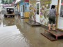 Подтопление дороги после сильных ливневых дождей Подтопление дороги после сильных ливневых дождей