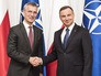 Генсек НАТО Йенс Столтенберг и президент Польши Анджей Дуда Генсек НАТО Йенс Столтенберг и президент Польши Анджей Дуда