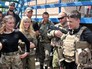 Надежда Савченко и Дмитрий Ярош в Донбассе Надежда Савченко и Дмитрий Ярош в Донбассе