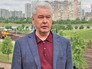 Сергей Собянин осматривает Братеевский каскадный парк Сергей Собянин осматривает Братеевский каскадный парк