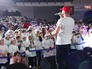 Школьники на спортивном празднике в "Динамо" Школьники на спортивном празднике в "Динамо"