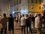 Стычка футбольных фанатов во Франции Стычка футбольных фанатов во Франции