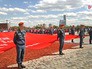 Гигантский флаг России на Поклонной горе Гигантский флаг России на Поклонной горе