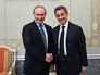 Президент России Владимир Путин и бывшим президентом Франции Николя Саркози Президент России Владимир Путин и бывшим президентом Франции Николя Саркози