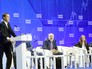 Председатель правительства России Дмитрий Медведев принимает участие в работе форума партии "Единая Россия" Председатель правительства России Дмитрий Медведев принимает участие в работе форума партии "Единая Россия"