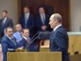 Президент России Владимир Путин выступает на пленарном заседании Госдумы РФ Президент России Владимир Путин выступает на пленарном заседании Госдумы РФ