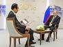Президент России Владимир Путин Интервью дает интервью китайскому информагентству "Синьхуа" Президент России Владимир Путин Интервью дает интервью китайскому информагентству "Синьхуа"