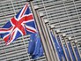 Флаги Великобритании и Евросоюза Флаги Великобритании и Евросоюза