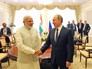 Президент России Владимир Путин и премьер-министр Индии Нарендр Моди Президент России Владимир Путин и премьер-министр Индии Нарендр Моди