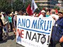 Митинг против НАТО в Праге Митинг против НАТО в Праге