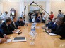 Глава МИД России Сергей Лавров и лидер Национальной коалиции оппозиционных и революционных сил (НКОРС) Сирии Ахмед аль-Джарба Глава МИД России Сергей Лавров и лидер Национальной коалиции оппозиционных и революционных сил (НКОРС) Сирии Ахмед аль-Джарба
