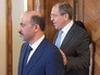 Глава МИД России Сергей Лавров и лидер Национальной коалиции оппозиционных и революционных сил (НКОРС) Сирии Ахмед аль-Джарба Глава МИД России Сергей Лавров и лидер Национальной коалиции оппозиционных и революционных сил (НКОРС) Сирии Ахмед аль-Джарба