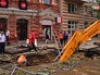 Устранение последствий провала асфальта Устранение последствий провала асфальта
