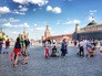 Туристы на Красной площади Туристы на Красной площади