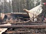 Место крушения спецборта МЧС Ил-76 в Иркутской области Место крушения спецборта МЧС Ил-76 в Иркутской области