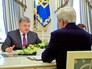 Президент Украины Пётр Порошенко и госсекретарь США Джон Керри Президент Украины Пётр Порошенко и госсекретарь США Джон Керри