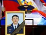 Прощание с военным летчиком Евгением Долгиным погибшим в Сирии Прощание с военным летчиком Евгением Долгиным погибшим в Сирии