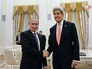 Президент России Владимир Путин и госсекретарь США Джон Керри Президент России Владимир Путин и госсекретарь США Джон Керри
