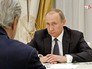 Президент России Владимир Путин и госсекретарь США Джон Керри Президент России Владимир Путин и госсекретарь США Джон Керри