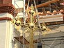 Установка креста на храме в честь преподобного Андрея Рублева Установка креста на храме в честь преподобного Андрея Рублева