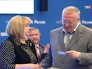 Глава ЦИК Элла Памфилова и лидер партии ЛДПР Владимир Жириновский Глава ЦИК Элла Памфилова и лидер партии ЛДПР Владимир Жириновский