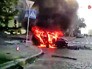 Последствия взрыва автомобиля с журналистом Павлом Шереметом Последствия взрыва автомобиля с журналистом Павлом Шереметом